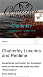Mobile Screenshot of chatterleyluxuries.com